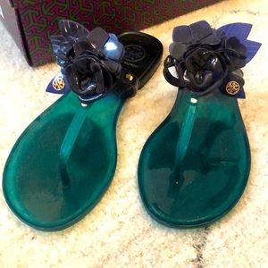 Tory Burch Blossom Jelly Slippers